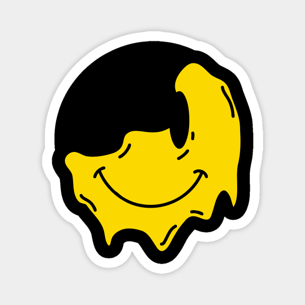 The Melting Smiley Magnet by Little Designer