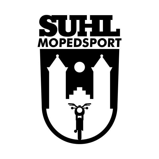 Suhl Mopedsport Simson Logo (black) by GetThatCar