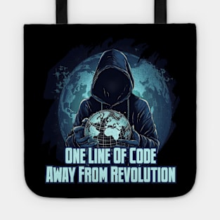 One Line of Code Away from Revolution Tote