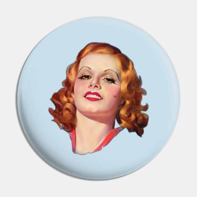 Jean Harlow - Red Head Pin by wildzerouk