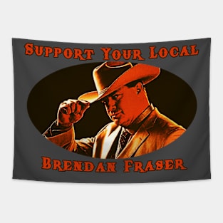 Support Your Local Brendan Fraser Tapestry