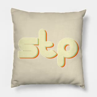 vintage color stp Pillow