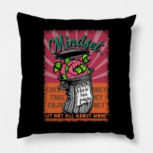 Sanskara (Mindset Theme - not all about money) Pillow