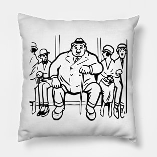 the large man Pillow