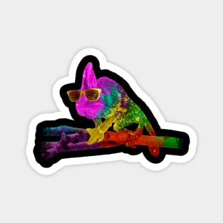 Funny Chameleon Magnet