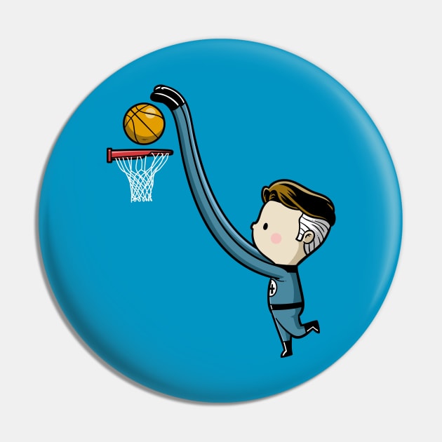 Sporty Buddy - Basketball Pin by flyingmouse365