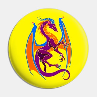 Colorful Dragon Pin