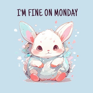 Fine monday rabbit T-Shirt