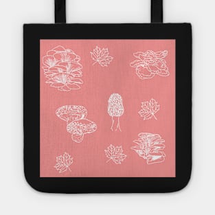 Woodland Mushrooms Pink 2 Tote