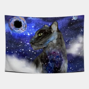 Galaxy Black Panther Tapestry