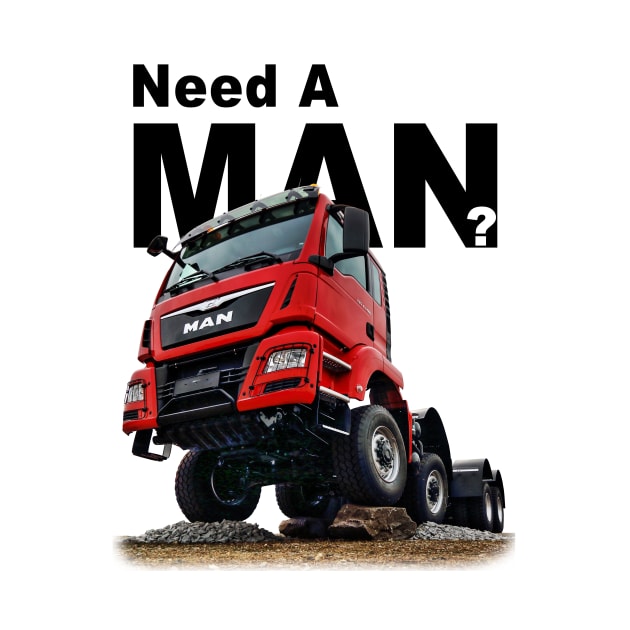 Need MAN TGS 41.480 8x8 Black - Trucknology Days by holgermader