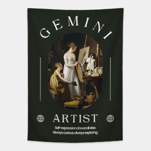 Gemini Artist - Astrology Art History 3 Tapestry