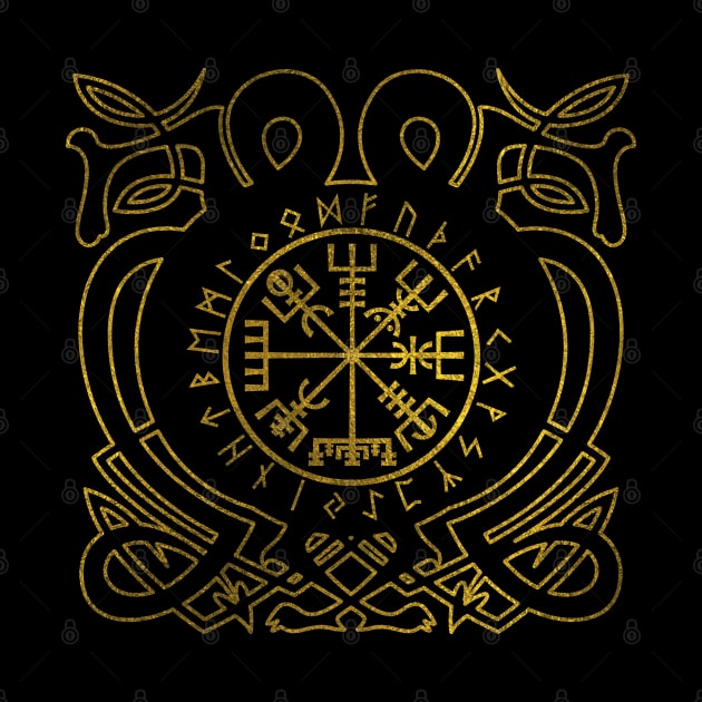 Vegvisir - Viking  Navigation Compass by Nartissima