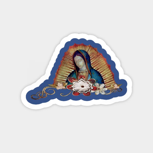 Our Lady of Guadalupe Mexican Virgin Mary Mexico Tilma 102 Magnet by hispanicworld