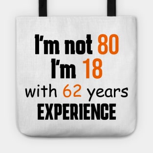 80th birthday Tote