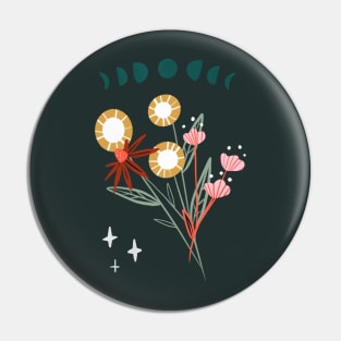 Moony Bouquet Pin