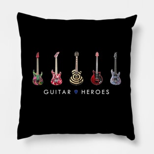 Guitar Heroes Collection Pillow