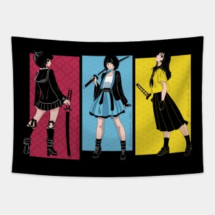 Katana Girls Tapestry