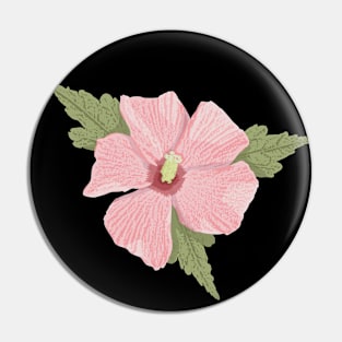 Pink Hibiscus Pin