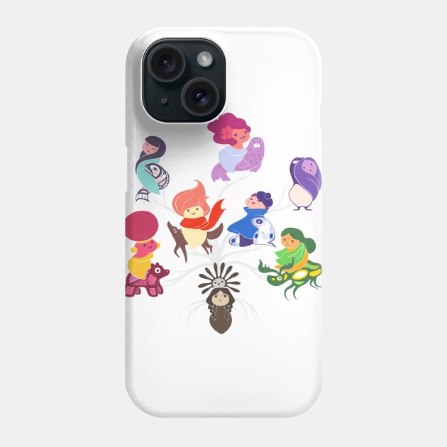 Girls of Canada Phone Case by kantonic