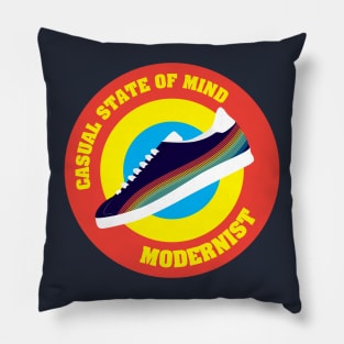 Modernist Wave Kick Pillow