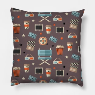 Cinema Retro Colors Pillow