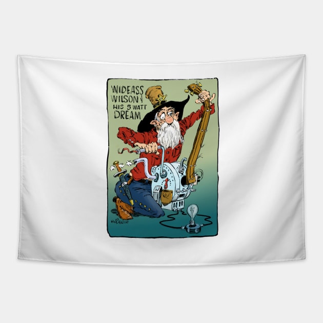 Wideass Wilson Tapestry by Steerhead