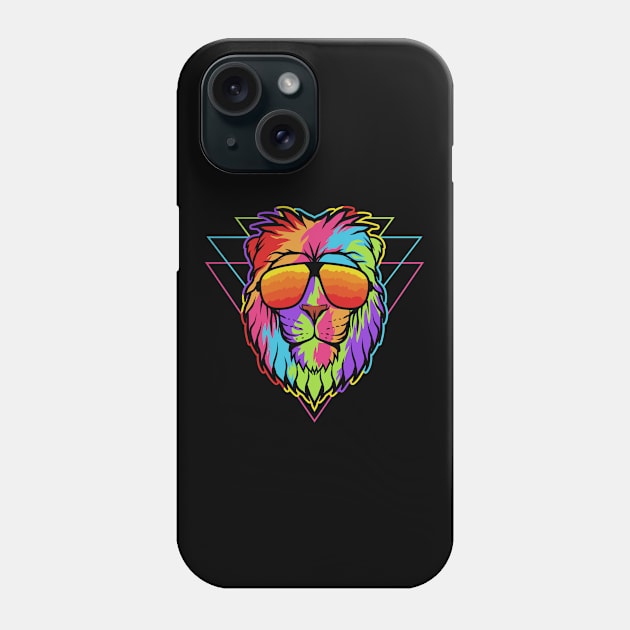 Lion Colorful Design Phone Case by Utopia Shop