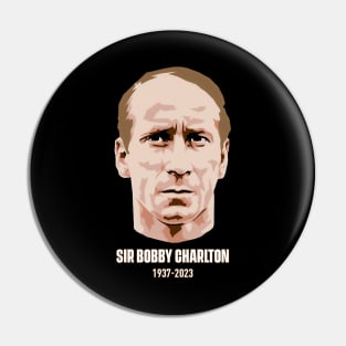 Sir Bobby Charlton RIP GOAT Pin