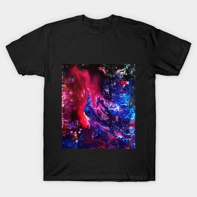 Galaxy Acrylic Painting Part 2 Galaxy T Shirt Teepublic Au