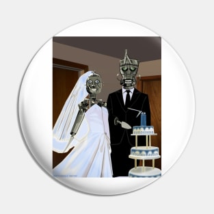 Cake Cutting [Robot Wedding] Pin