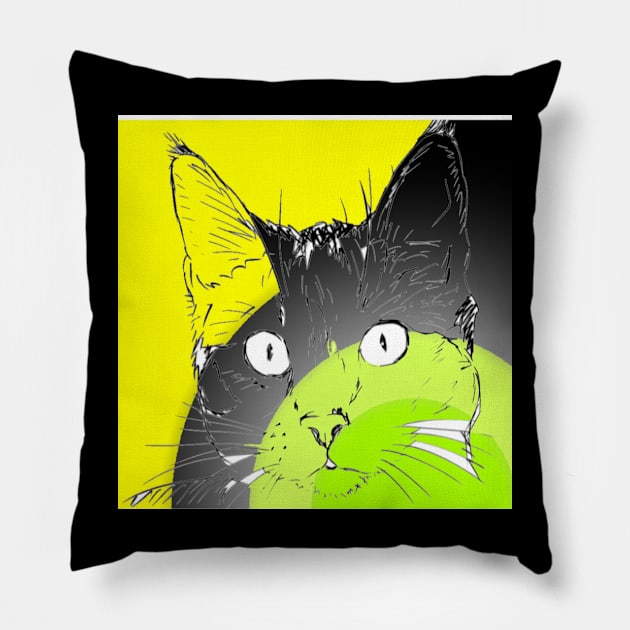 ART PICTURE OF COLORS LIFE Pillow by CATUNIVERSE