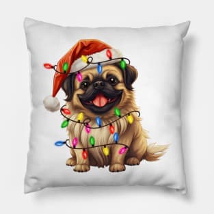 Christmas Pekingese Pillow