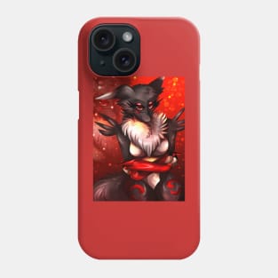 Black-Renamon Phone Case