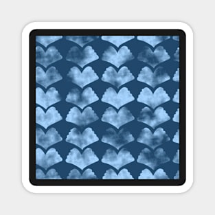 Decorator 2021 Blue Ginkgo Array on Medium Blue 5748 Magnet