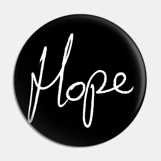 Hope - Adam Fergus Handwriting - white font Pin by MeowOrNever