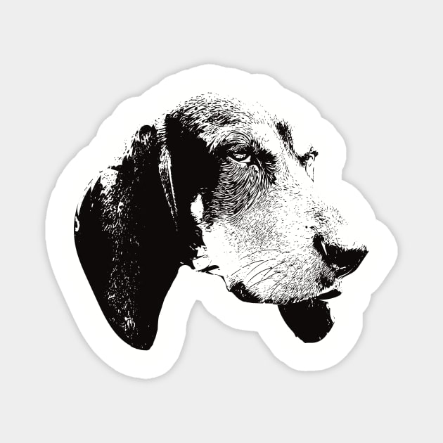 Blue Tick Coonhound gift for Coonhound Owners Magnet by DoggyStyles