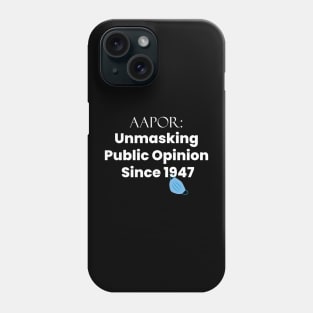 AAPOR 2022 Conference Logo - White Phone Case