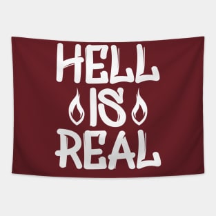 Hell Is Real Tapestry