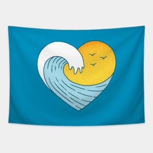 Surf Love Tapestry