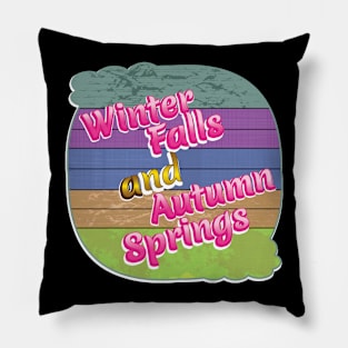All Seasons Funny Pillow