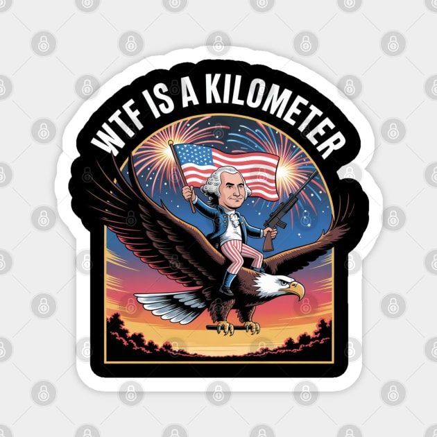 july-4th Magnet by Creatifly Graphic Tees