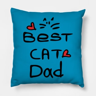 Best cat dad Pillow