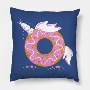 donut unicorn 2 Pillow