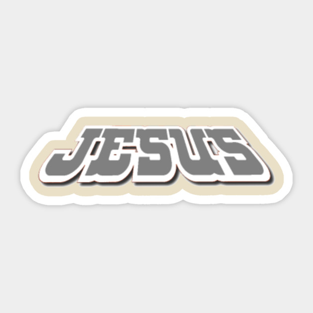 Jesus - Christian Streetwear - Sticker