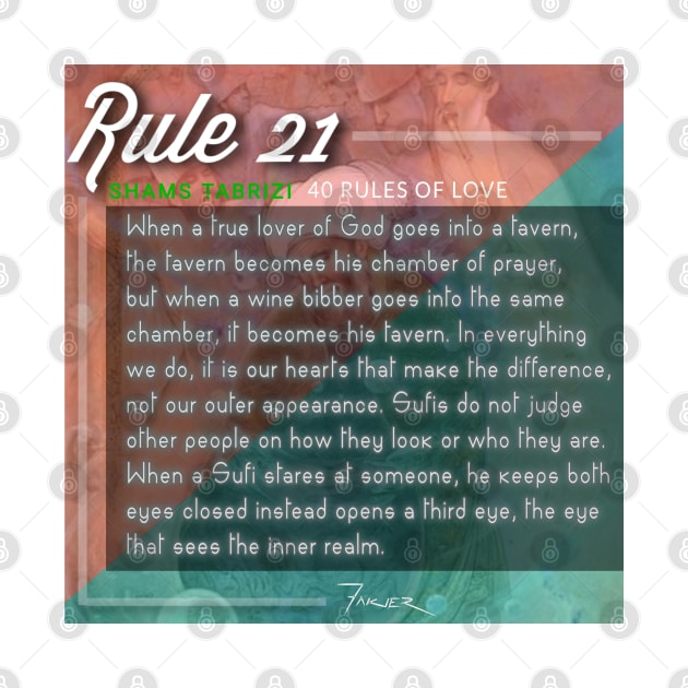 40 RULES OF LOVE - 21 by Fitra Design