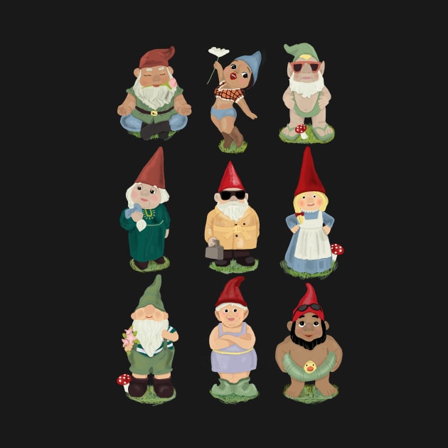 Garden Gnomes by Hanna Melin