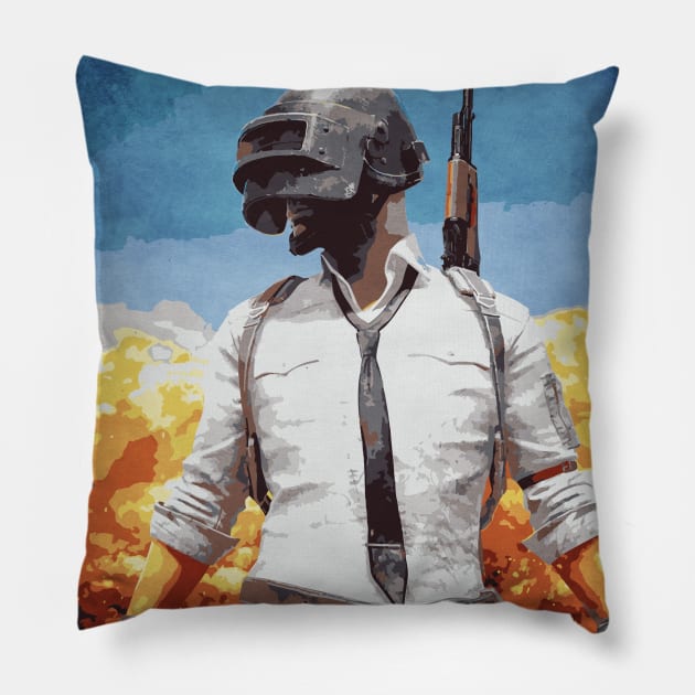 Pubg Pillow by Durro