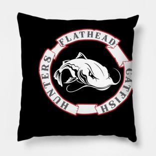 Flathead Catfish Hunters Pillow