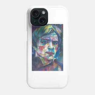 RUDOLF NUREYEV watercolor portrait .1 Phone Case